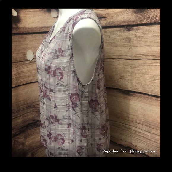 Joie sleeveless floral blouse - Picture 6 of 7